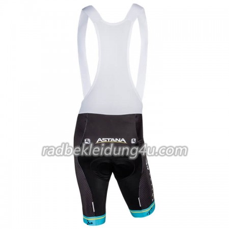 Trägerhose Kurze 2018 Astana Pro Team Kasachischer Meister